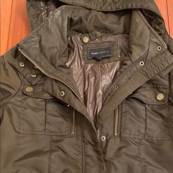 Olive Hooded Women's Jacket - Picture 4 of 6